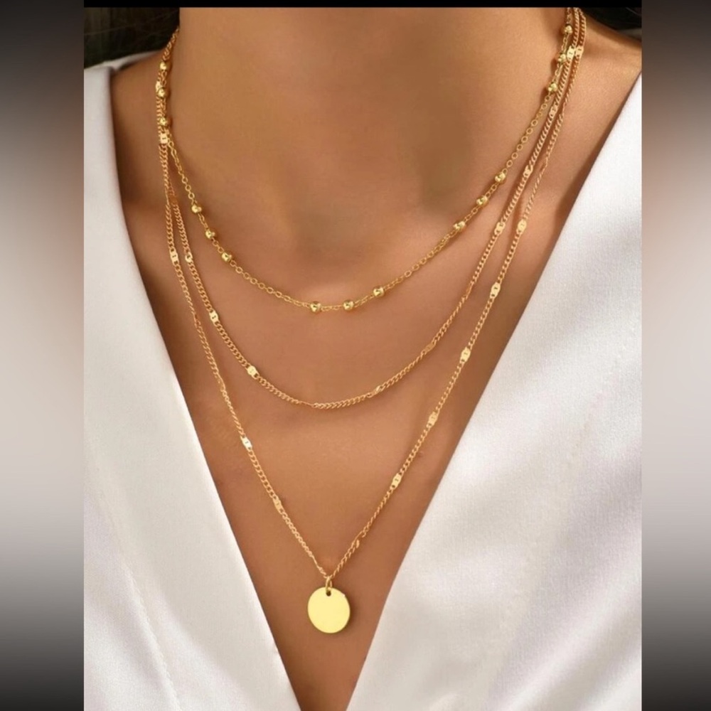 Layered Gold Necklace